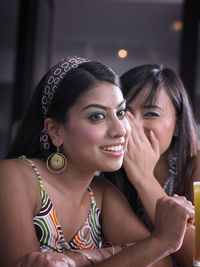 Portrait of a smiling young woman