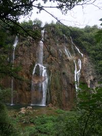 Waterfall in forest