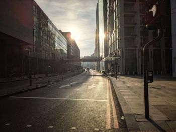Empty streets in waterloo, london. coronavirus lockdown 