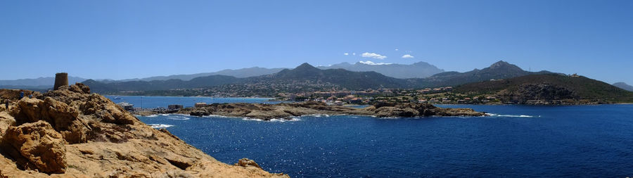 Scenic view of mountains