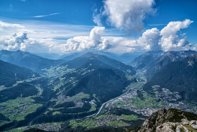 Inntal and pitztal from tschirgant