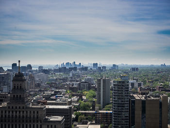 Cityscape against sky