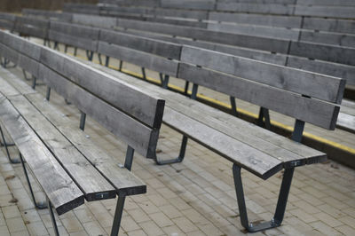 Wooden bench