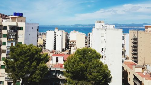 Cityscape against sky