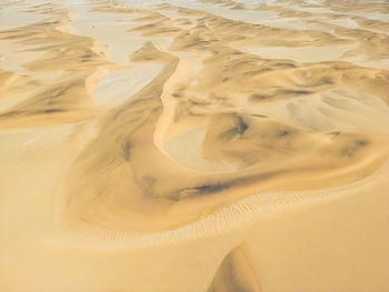 Full frame shot of sand at beach