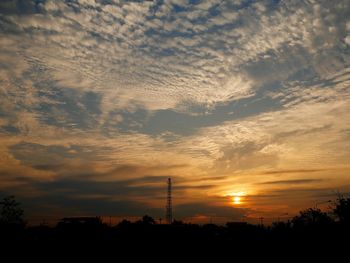 Scenic view of sky during sunset