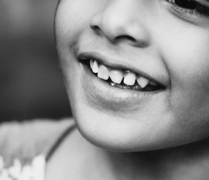 Close-up of smiling boy