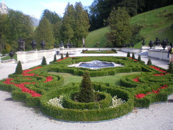 Scenic view of park against sky