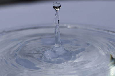 Close-up of splashing water