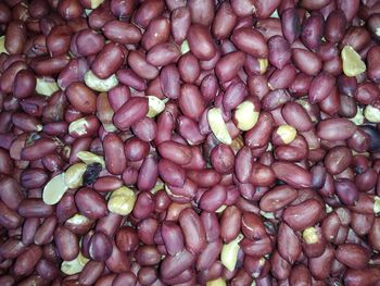 Full frame shot of onions for sale in market