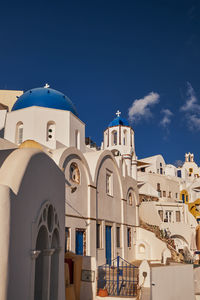 Low angle view of church against sky