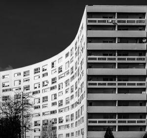 Low angle view of apartment buildings