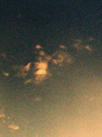 Low angle view of sky at night