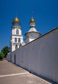 Saint sava the sanctified monastery in melitopol on a sunny summer day