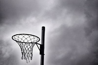 Low angle view of cloudy sky