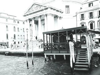 Buildings in front of sea