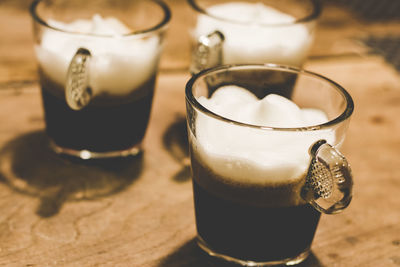 Close-up of drink on table