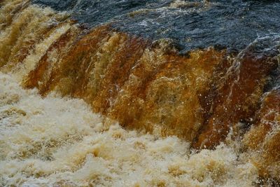 Full frame shot of rocks in water