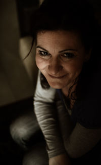 Portrait of young woman