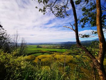 Scenic view of landscape against sky