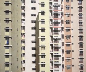Full frame shot of apartment building