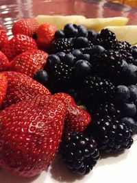 Close-up of strawberries