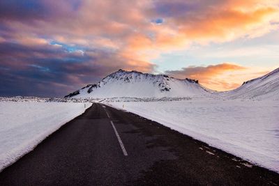 Scenic view of sky during sunset