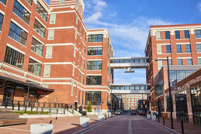 Street amidst buildings in city