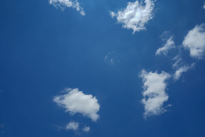 Low angle view of clouds in sky