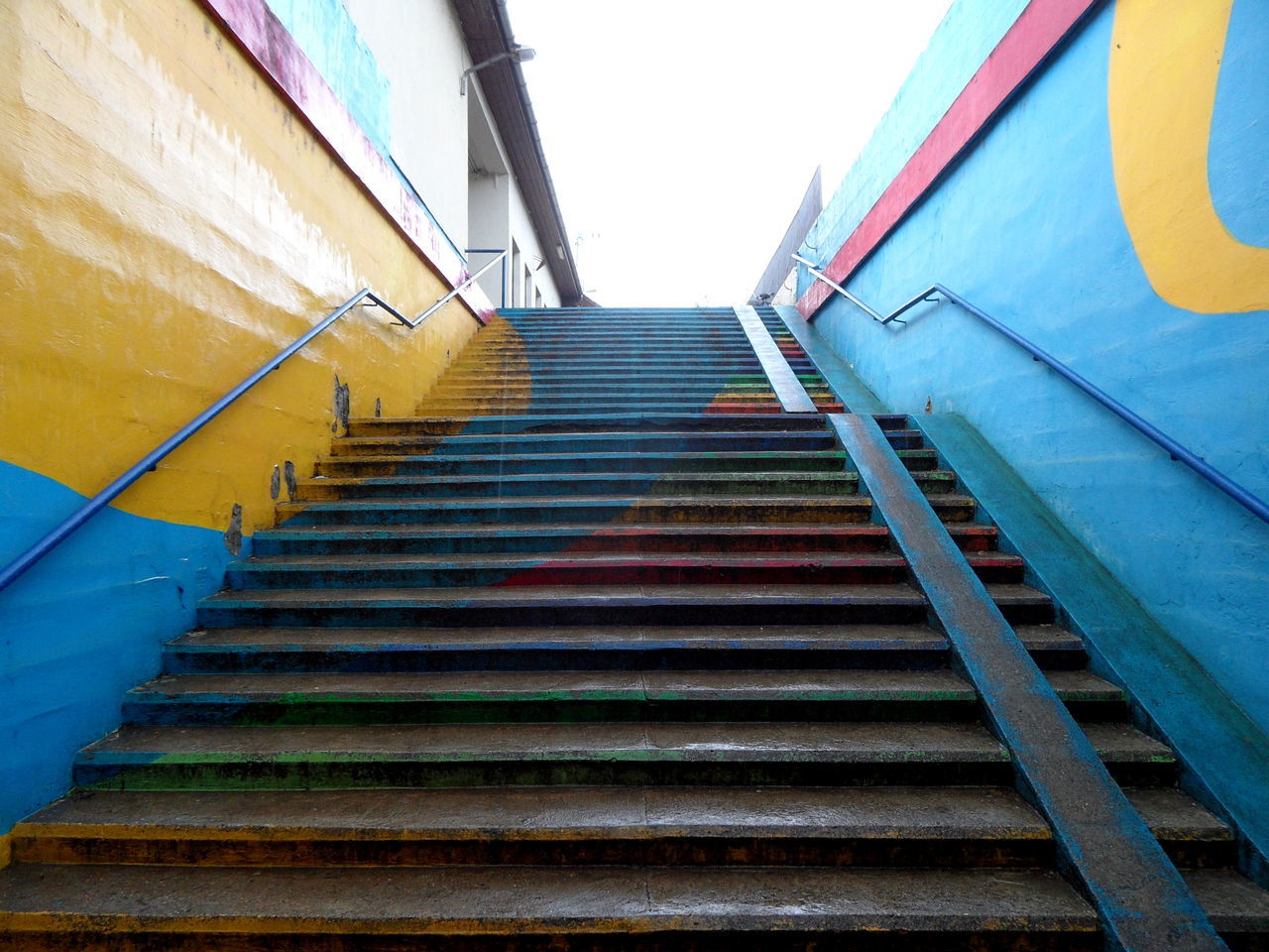 Colorful stairway