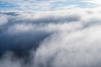 Low angle view of clouds in sky