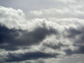 Low angle view of clouds in sky