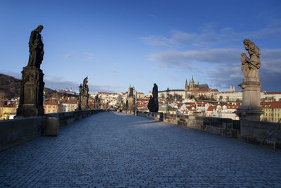 The charles bridge in prague, czechia