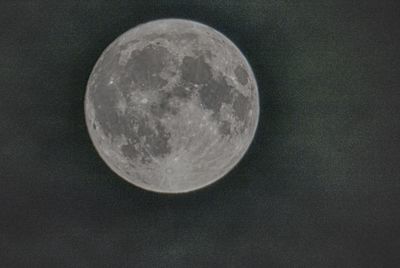 Close-up of moon at night