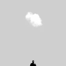 Low angle view of silhouette person against sky