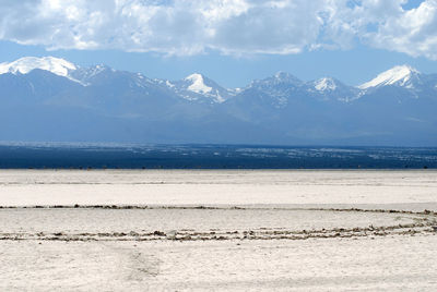 Mountains and natural landscape in the andes in patagonia, argentina