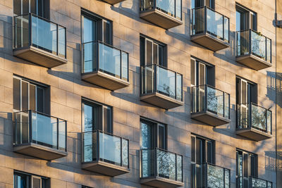 Low angle view of residential building