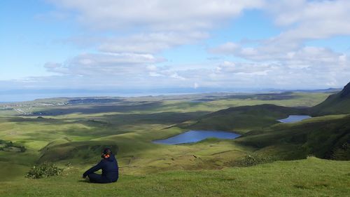 Scenic view of landscape against sky