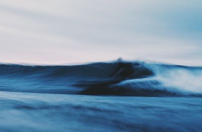 Surface level of sea against sky