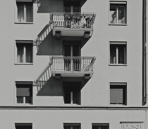 Low angle view of residential building