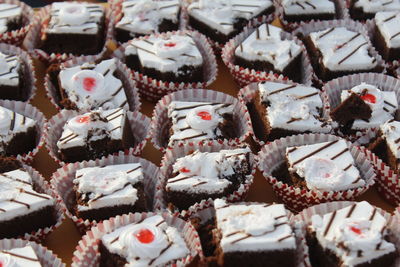 Close-up of cupcakes