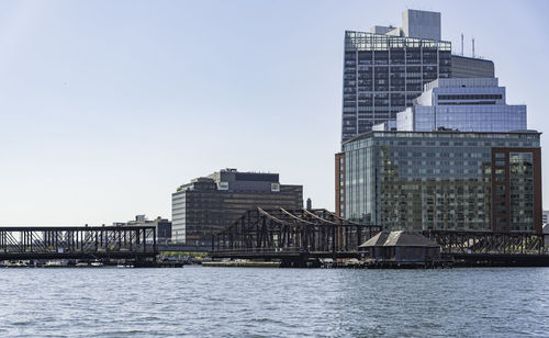 View of modern buildings in city