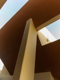 Low angle view of building against clear sky
