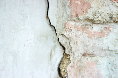 Full frame shot of weathered wall