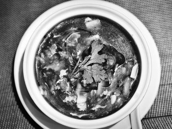 Close-up of bowl on table