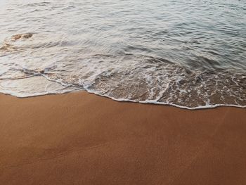 Full frame shot of sand at beach