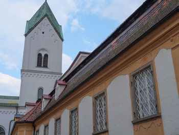 Low angle view of building against sky