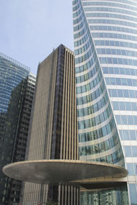 Low angle view of skyscrapers