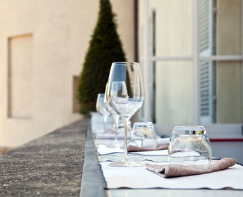 Close-up of drink on table