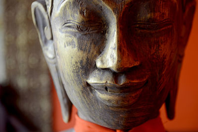 Close-up of buddha statue